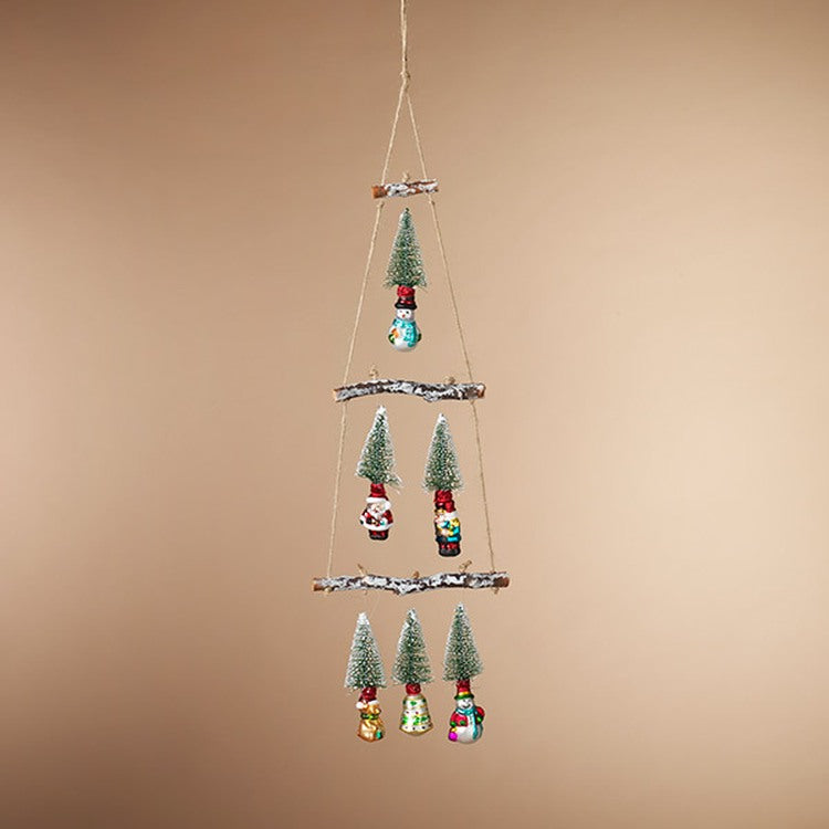Gerson Company 23.6" Holiday Wall Tree with Ornaments