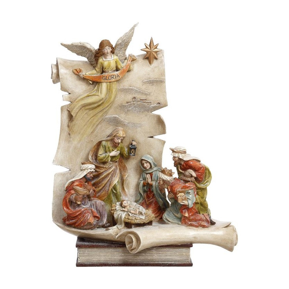Mark Roberts Christmas 2020 Nativity Scroll, 17.5 inches