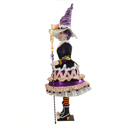 Katherine's Collection 2022 Sweetie Pie Witch Life Size Doll, 66" Polyester