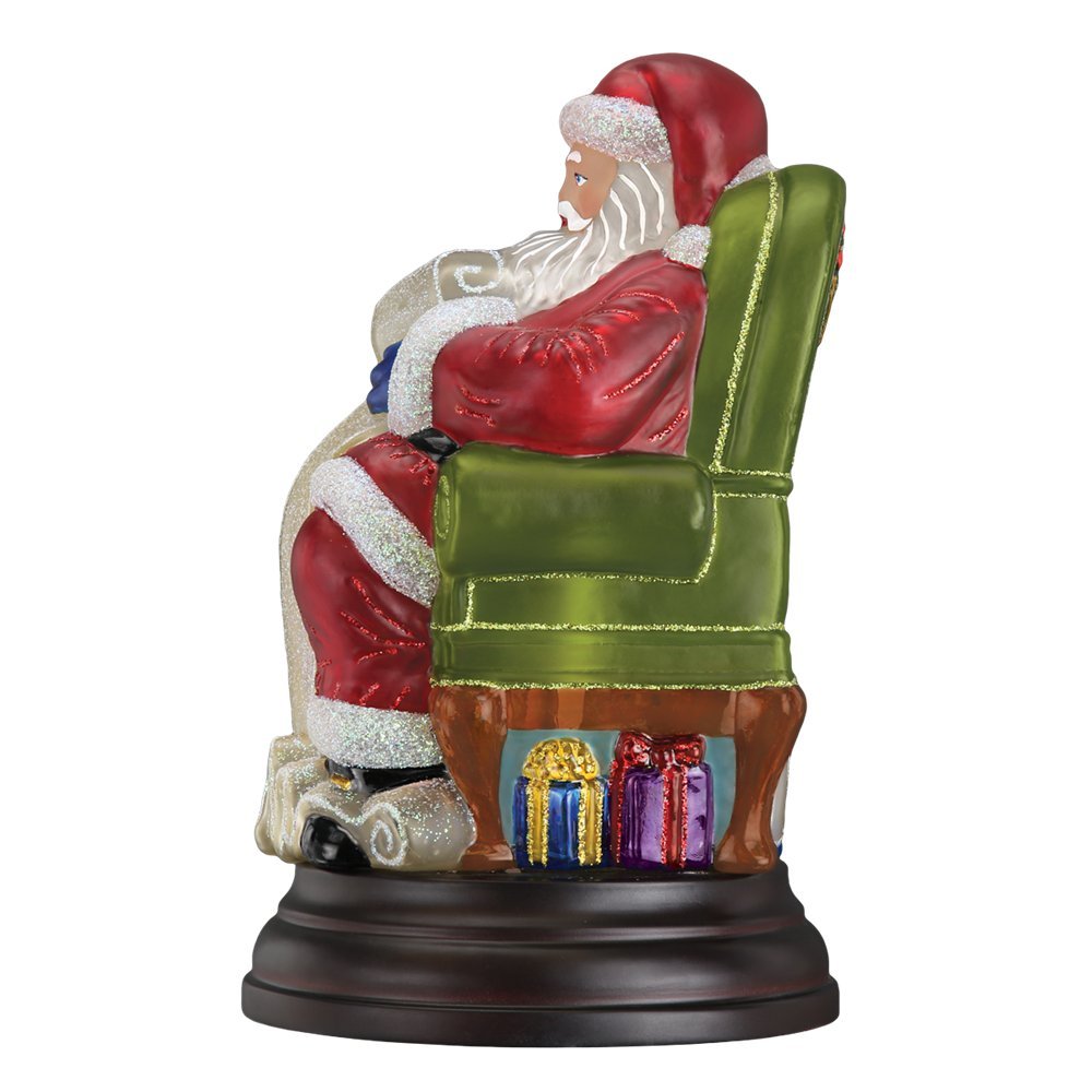 Old World Christmas Santa Checking His List 2018 Figurine
