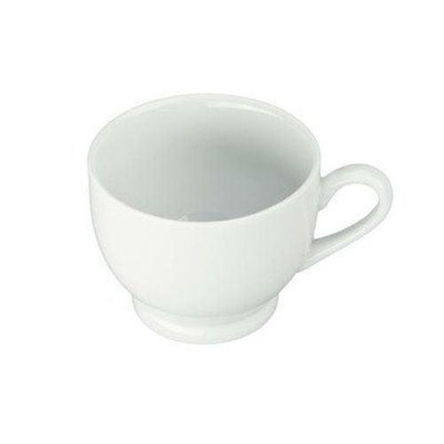 BIA Cordon Bleu Footed Cappuccino Cup, 12 oz, Set of 4, White, Porcelain by BIA Cordon Bleu