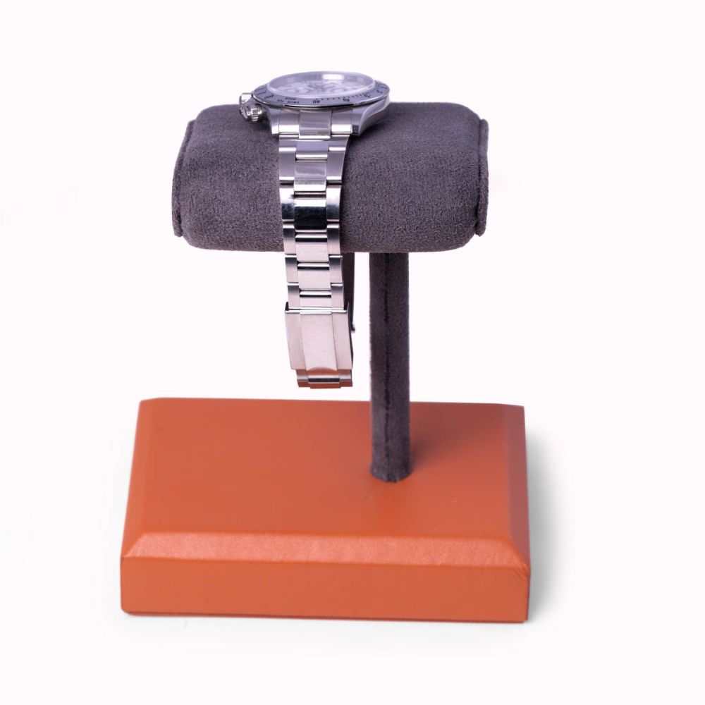 Bey Berk William Saddle Brown Single Watch Display Stand