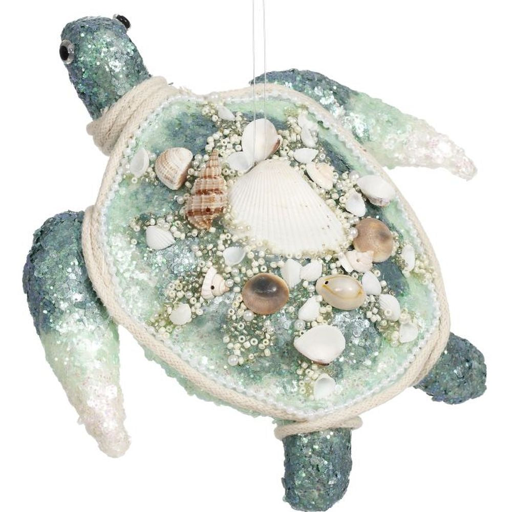 Mark Roberts Christmas 2023 Sparkling Turtle Figurine, Large 8''