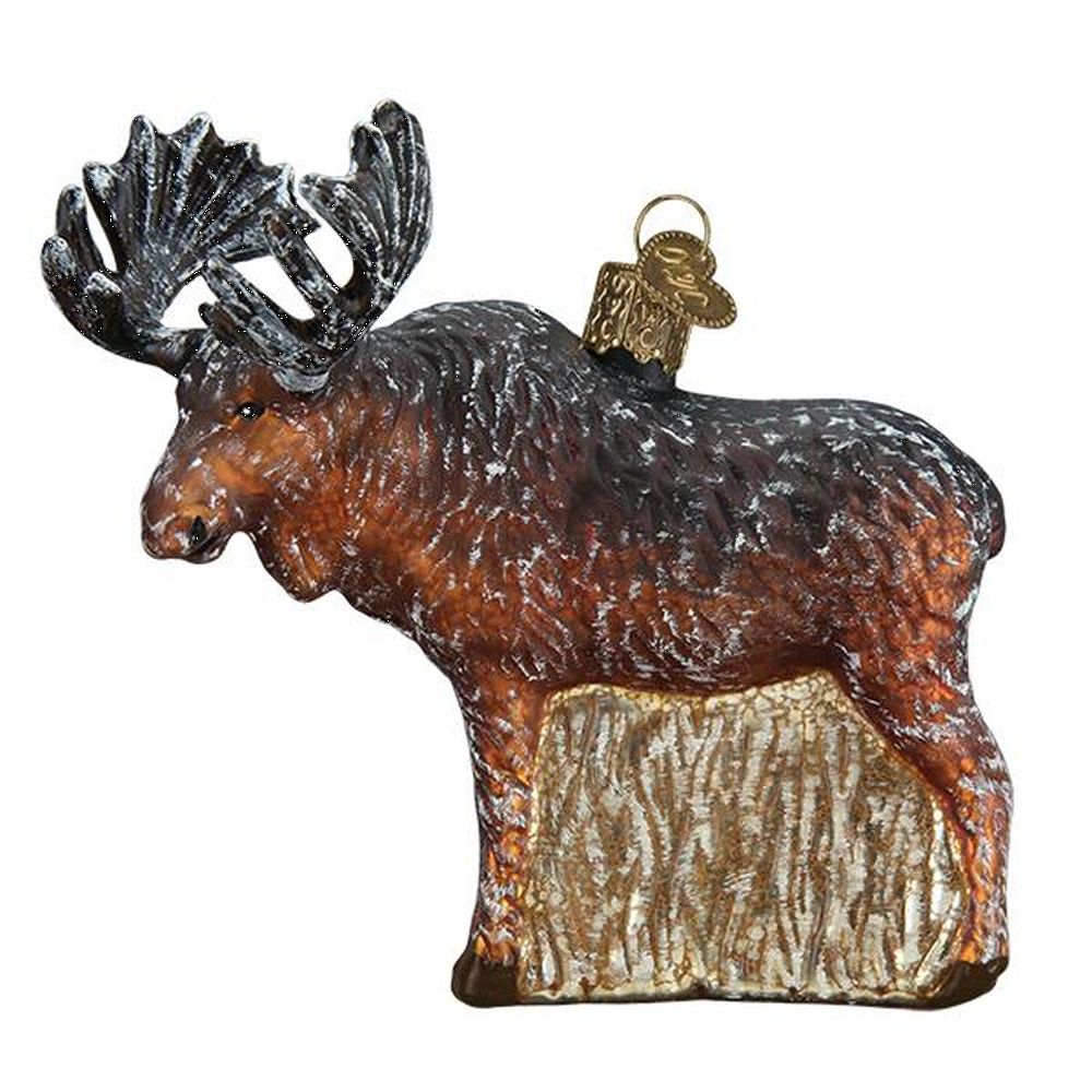 Old World Christmas Vintage Moose Ornament