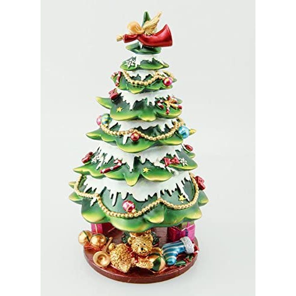 Musicbox Kingdom Decorated Christmas Tree Turn To The Melody "O Christmas Tree“