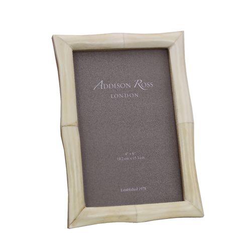 Addison Ross 4x6 White Bone Picture Frame by Addison Ross