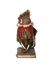 Load image into Gallery viewer, Katherine&#39;s Collection 2022 Hoo&#39;s There Owl Tabletop Figurine, 17&quot;.