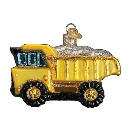 Old World Christmas Toy Dump Truck  Ornament