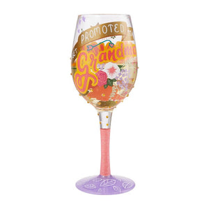 Enesco Lolita Wine Glass Promoted to Grandma, 10"