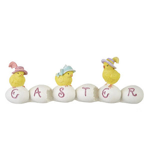 Raz Imports Storybook Spring 11" Easter Chicks On Eggs