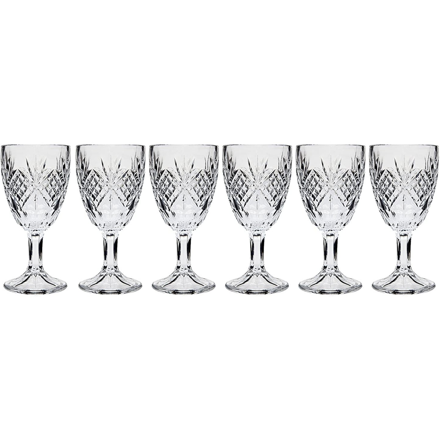 Godinger Dublin Set of 6 Cordial Glasses