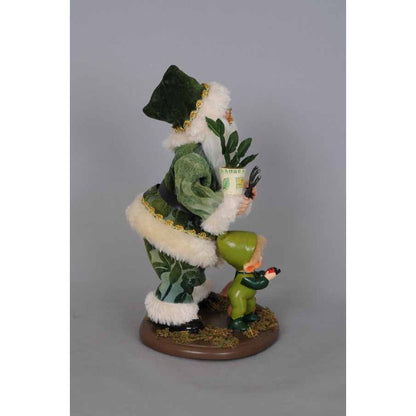 Karen Didion Originals Garden Santa Figurine, 13 Inches