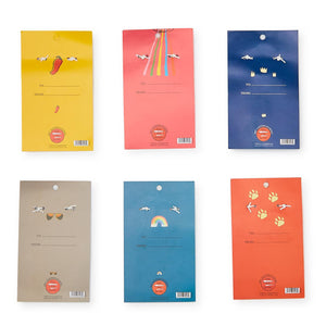 Poet And Painter 24-Pcs Leather Keyring/Bag Enhancer On Gift Card w/ 6 Designs