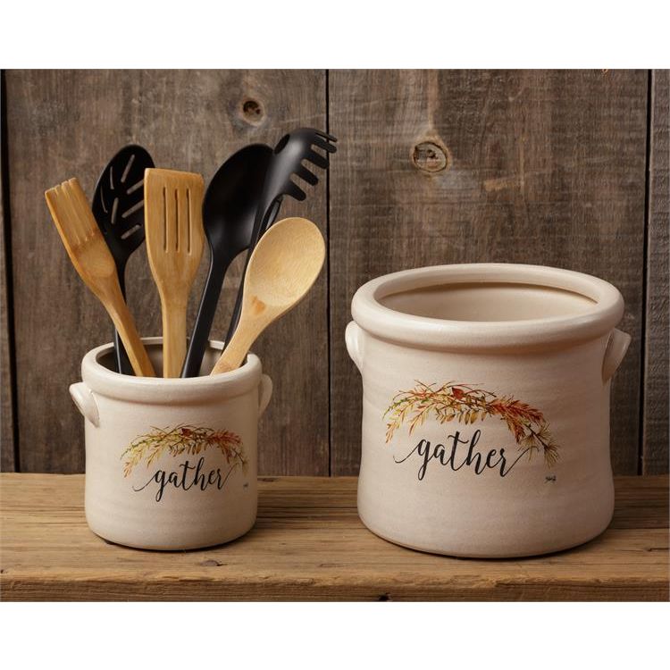Your Heart's Delight Set of 2 Crock Set - Gather