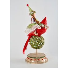 Load image into Gallery viewer, Katherine&#39;s Collection 2022 Clara the Gnome and Cardinal Figurine, 16.5&quot;