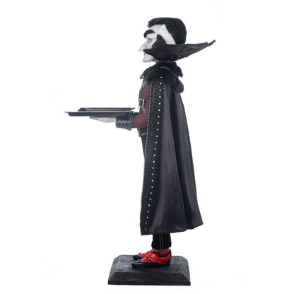 Katherine's Collection Eternal Devotion Count Barry Vonbitten Butler, Red/Black Resin