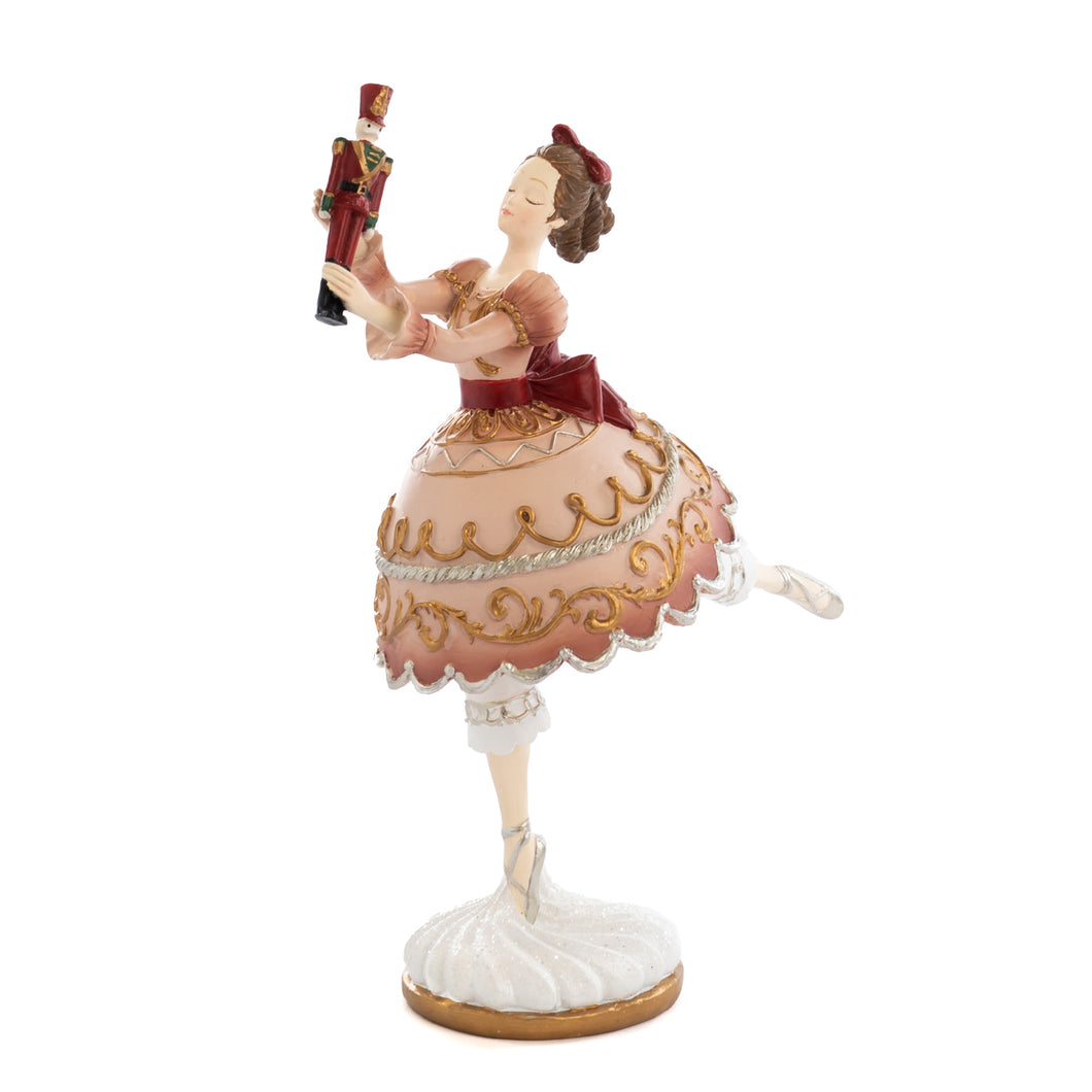 Goodwill Clara Ballerina With Nutcracker Two-tone Pink/Red 20Cm