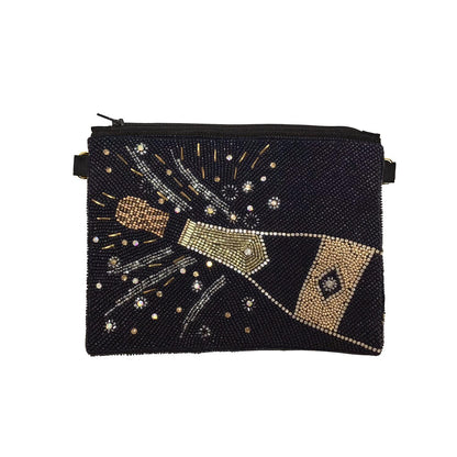 Two's Company Embellished Clutch