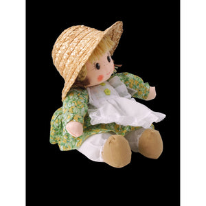 Musicbox Kingdom 9.1" Freckle Girl With A Green Dress