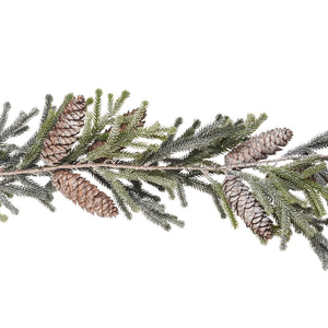 Goodwill Ice Pine/Pinecone Garland Green/Brown 183Cm