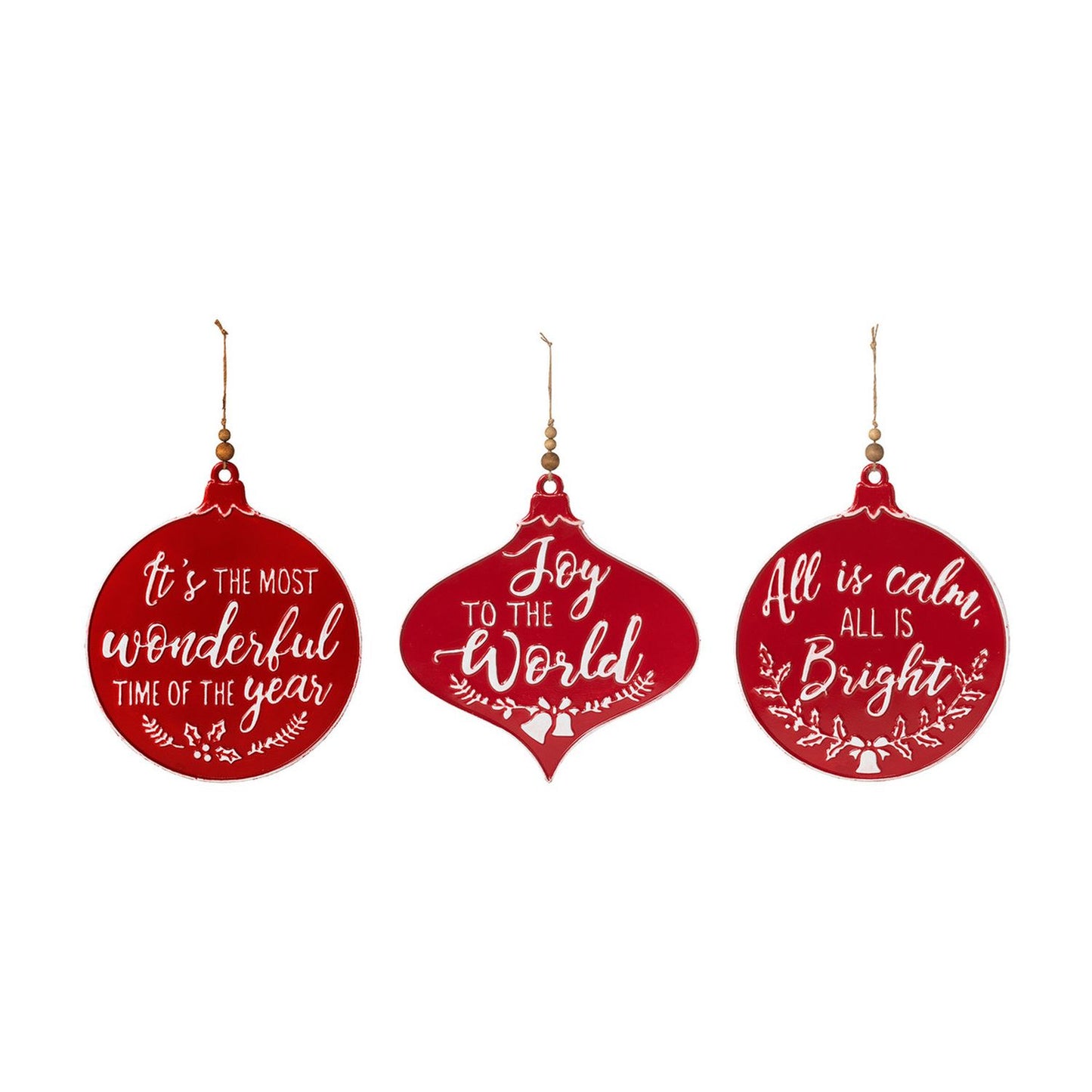 Park Hill Collection Christmas Ornament Iron Sign
