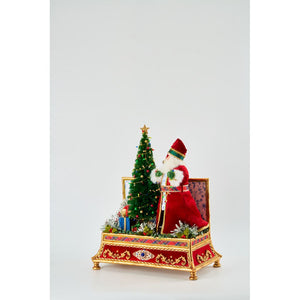 Katherine's Collection 2022 Chinoiserie Treasured Santa Figurine, 19.75"