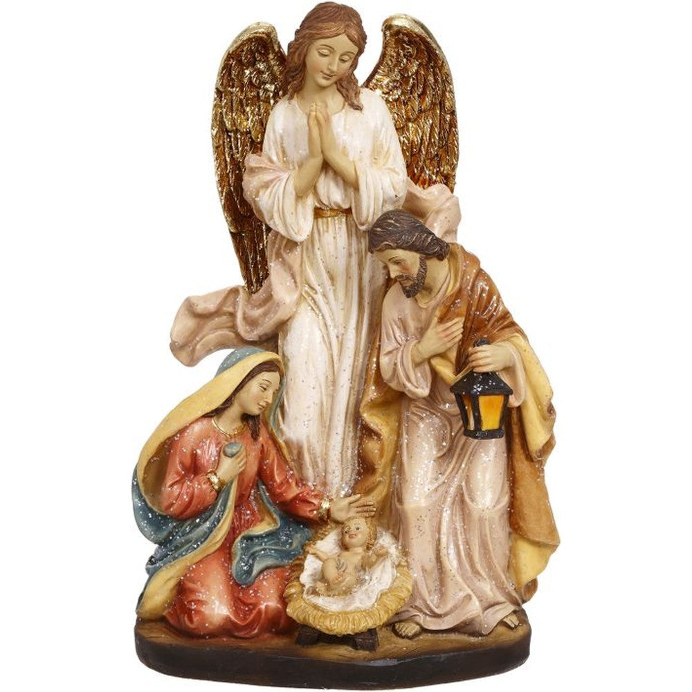 Mark Roberts 2020 Collection Holy Family with Angel 9.5-Inch Figurine