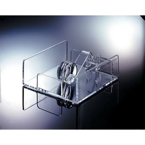 Grainware For The Table Luncheon Napkin Holder, Clear, 7.5" x 7.5" x 7.5" by Grainwaire
