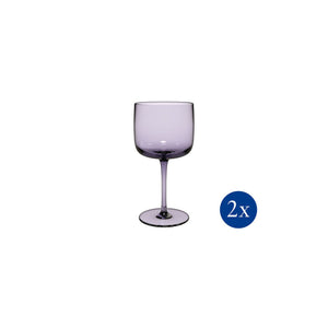Villeroy & Boch Like Wine / Water Glass Pair, Ornage