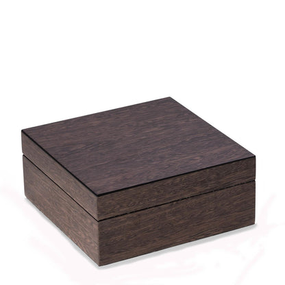 High Lacquered Veneer Watch Box  w/ Storage for 6 Watches