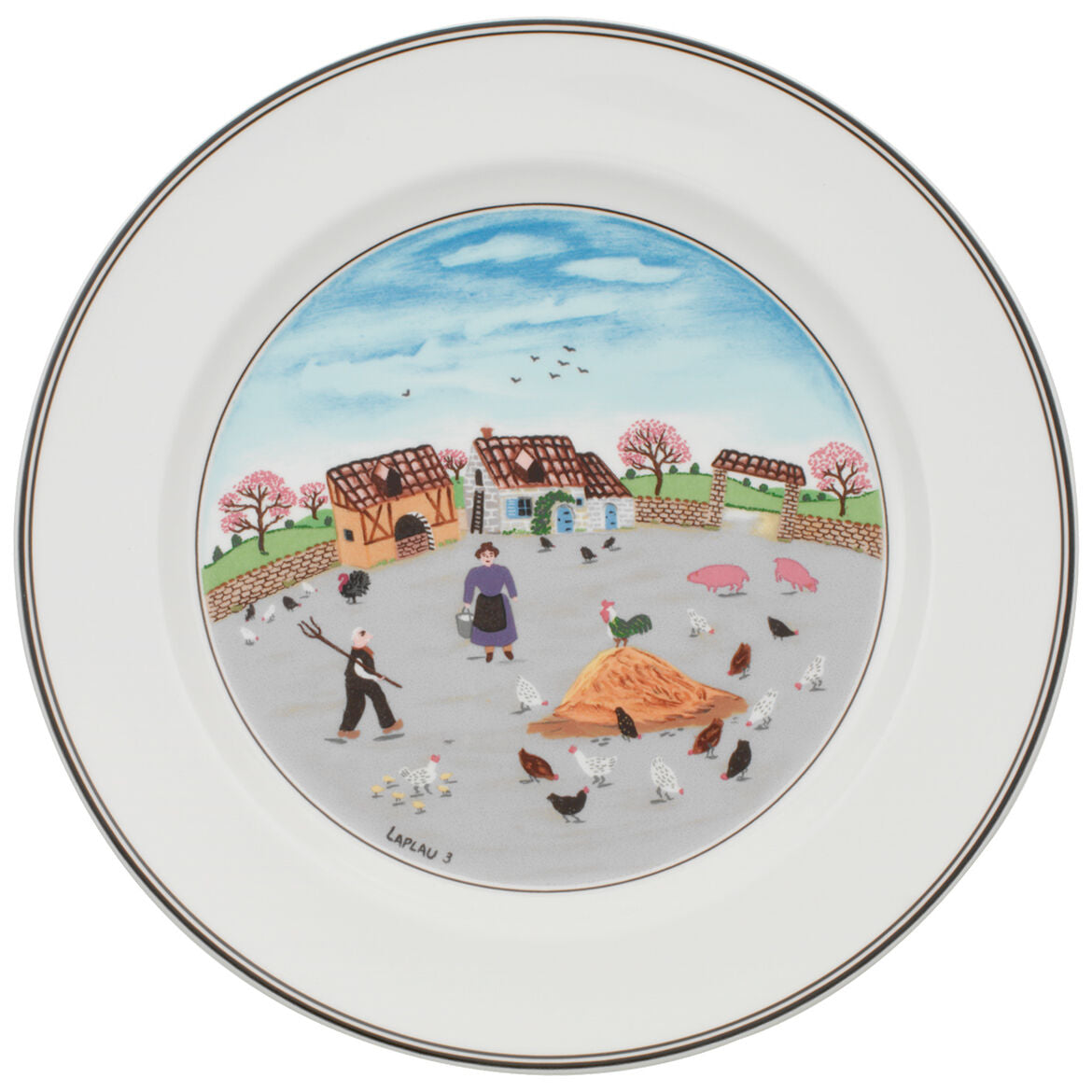 Villeroy & Boch Design Naif Dinner Plate, Country Yard