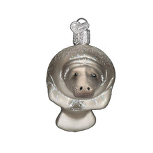 Load image into Gallery viewer, Old World Christmas Manatee Ornament