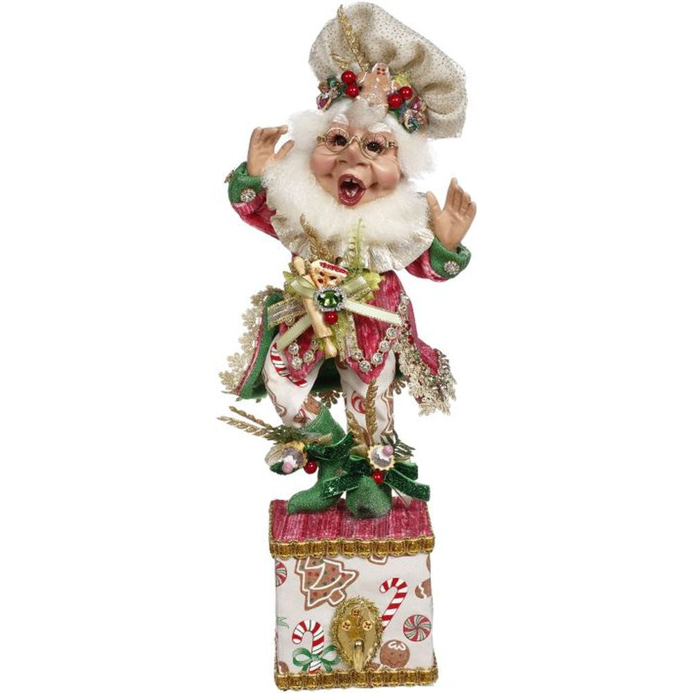 Mark Roberts Christmas 2023 Pastry Maker Elf Stocking Holder - 14 Inches