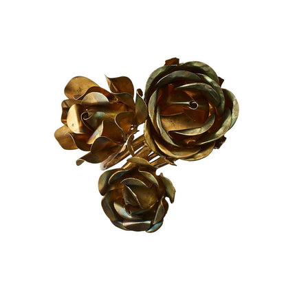 Kim Seybert Bouquet Napkin Ring In Gold, Brass, 2.5" x 2.75" x 3"