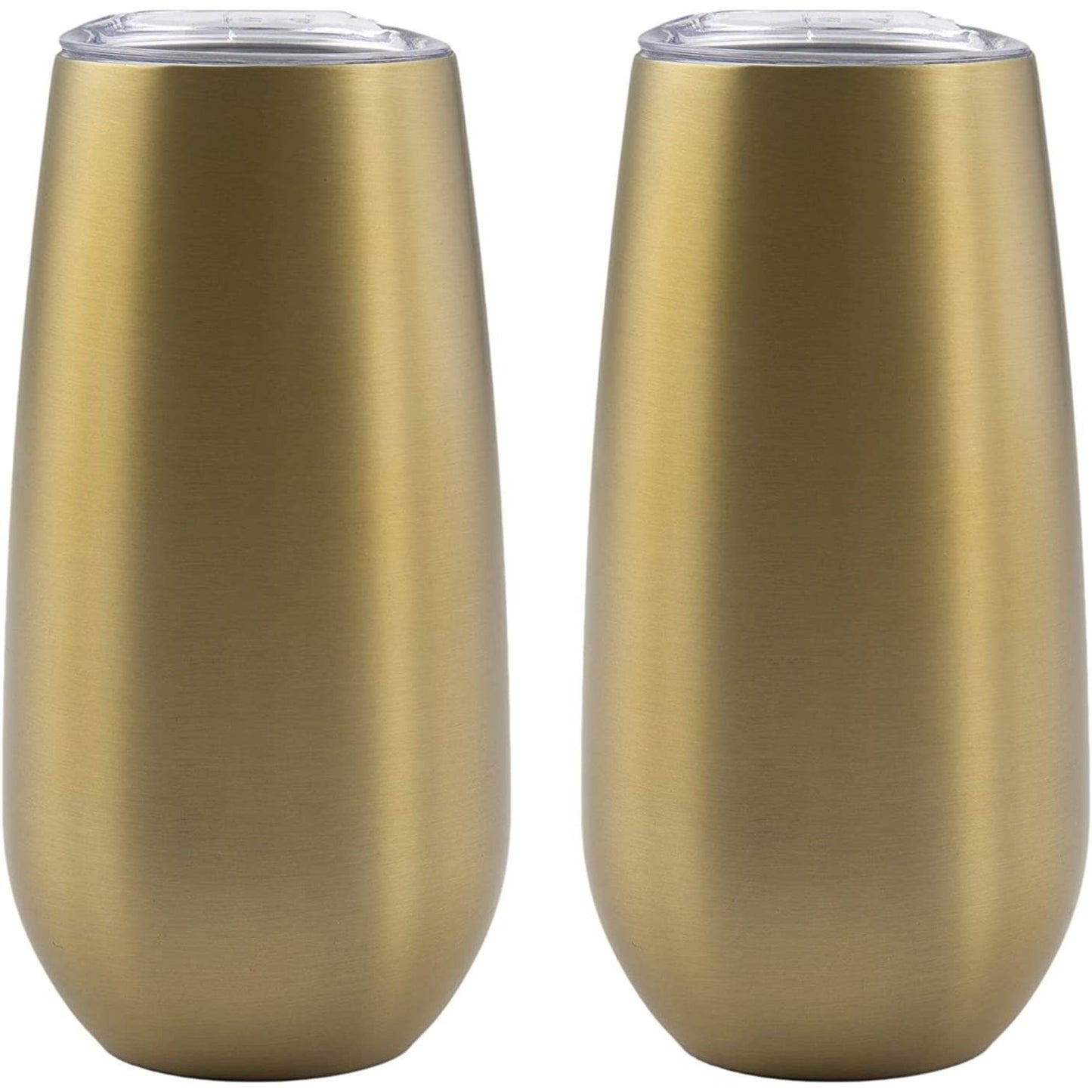 Cambridge 2 Pack 6 Ounce Gold Champagne Tumbler