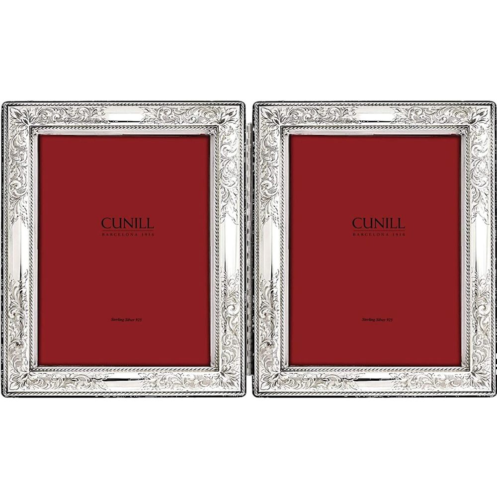 Cunill .925 Sterling Vintage Double 2x3 Hinged Picture Frame