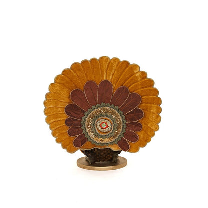 Katherine's Collection 2022 Autumn Traditions Turkey Figurine, 18" Brown Resin
