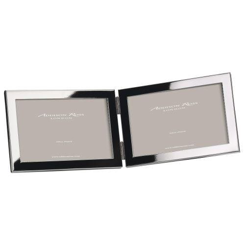 Addison Ross 4x6 15mm Double L Silver Square Picture Frame by Addison Ross