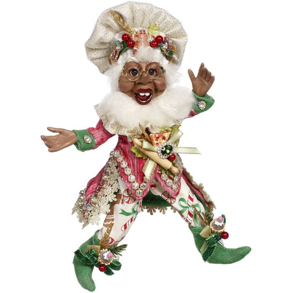 Mark Roberts Christmas 2023 African American Pastry Maker Elf, Small 10''