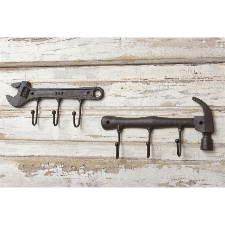 Your Heart's Delight Tools With 3 Hooks Assortment of 2, Cast Iron