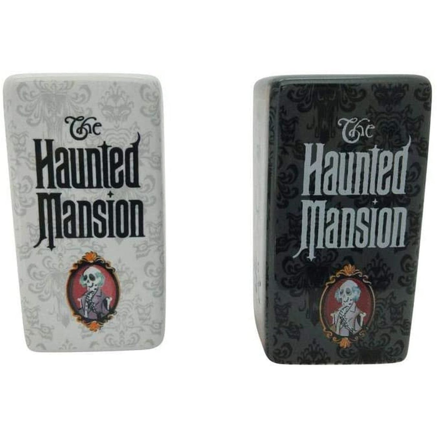 Enesco Disney Ceramics Haunted Mansion Salt and Pepper Shaker Set 3"