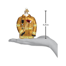 Load image into Gallery viewer, Old World Christmas Firefighter&#39;s Coat Ornament