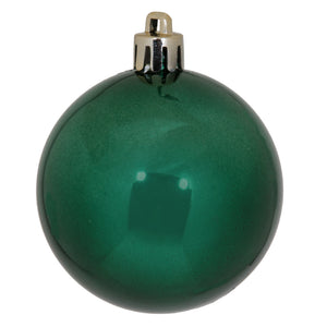 Vickerman 2.4" Midnight Green Shiny Ball Ornament, 24 Per Bag