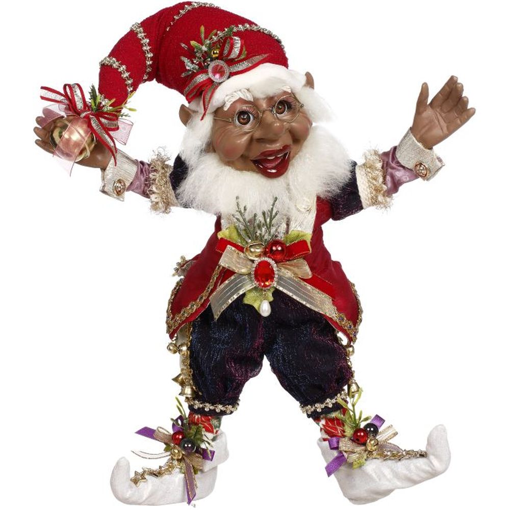 Mark Roberts Christmas 2023 African American Believe Elf Figurine, Medium 16.5''