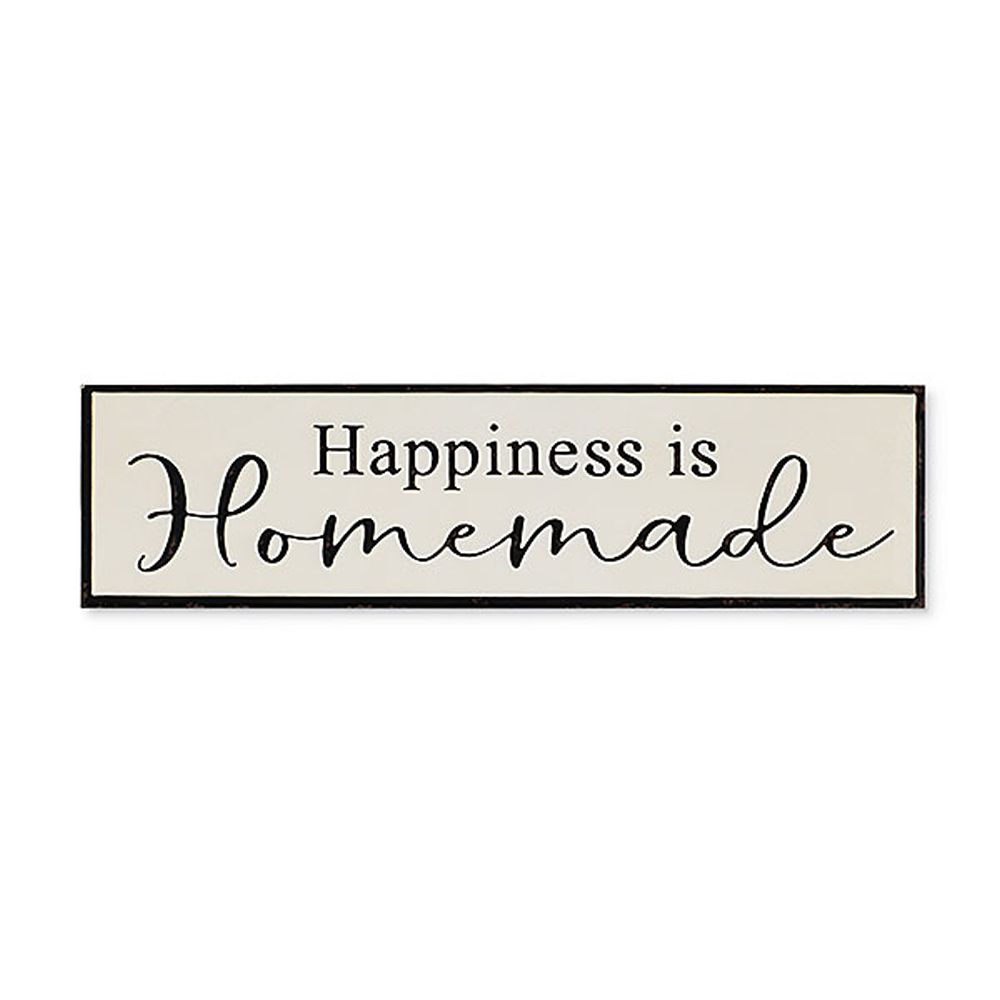 Gerson Company 34" Metal "Happiness Is Homemade" Embossed Wall Decor