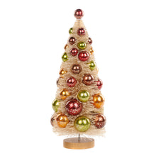Load image into Gallery viewer, Goodwill Sisal Christmas Ball Tree Two-tone Cream/Green/Burgundy