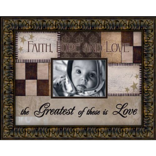 Your Heart's Delight Collage Picture Frame - Faith Hope Love