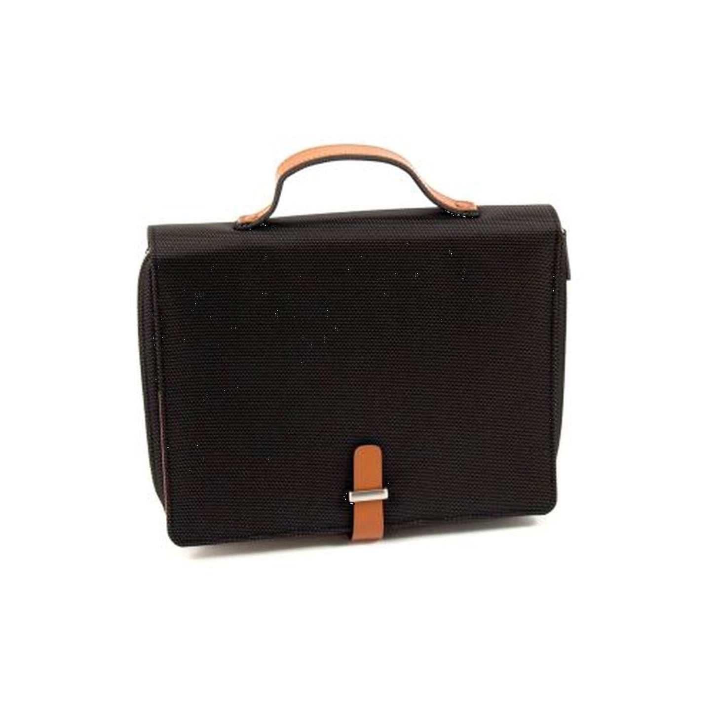 Saddle Leather & Ballistic Nylon Tablet Carrying Case