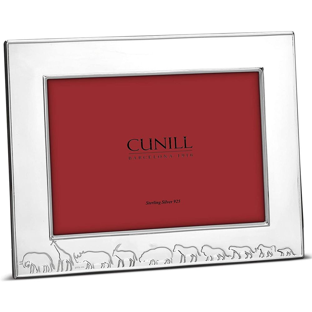 Cunill .925 Sterling Pride Land 5x7 Picture Frame 