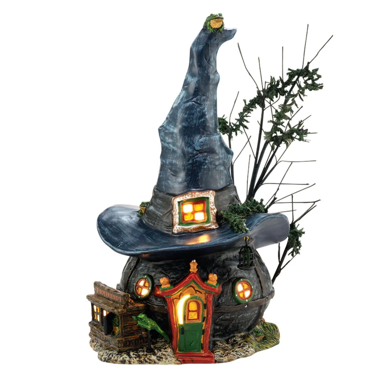 Dept56 Toads & Frogs Witchcraft Haunt Snow Village Halloween Ornament 6"